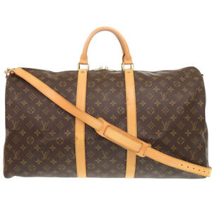 LOUIS VUITTON Authentic Brown Monogram Boston Bag